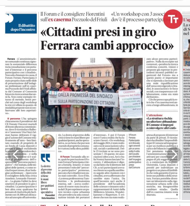 riqualificazione della ex-caserma pozzuolo del friuli